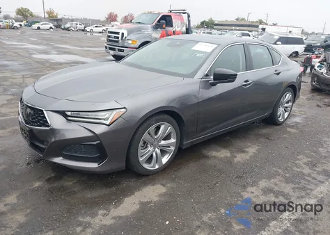 2022 Acura Tlx Technology Package z USA, uszkodzony, nr VIN 19UUB5F48NA005498